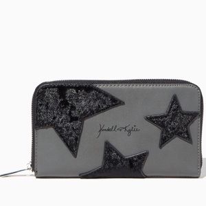 Last One!! Kendall + Kylie black Grey Star wallet
